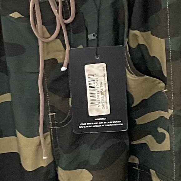 Army cargo pants with tie up ankles - Picture 2 of 2